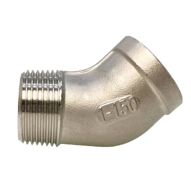 304 316 Stainless Steel 45 Degree Female Threaded NPT BSPT Street Elbow