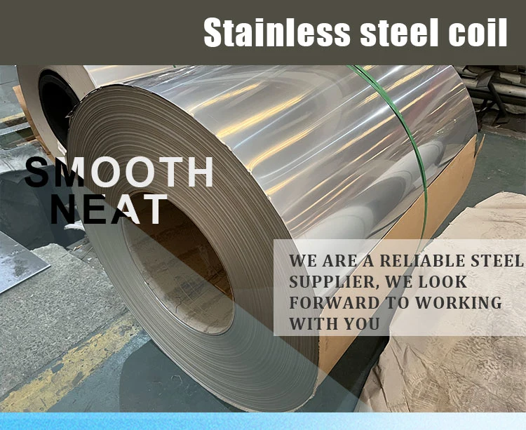 Ss Steel Coil Sheet Plate Strip Grade 201 202 304 306 321 308 310 316 410 430 904L 2b Ba Stainless Steel Coil Made in China