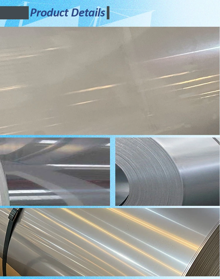 Ss Steel Coil Sheet Plate Strip Grade 201 202 304 306 321 308 310 316 410 430 904L 2b Ba Stainless Steel Coil Made in China