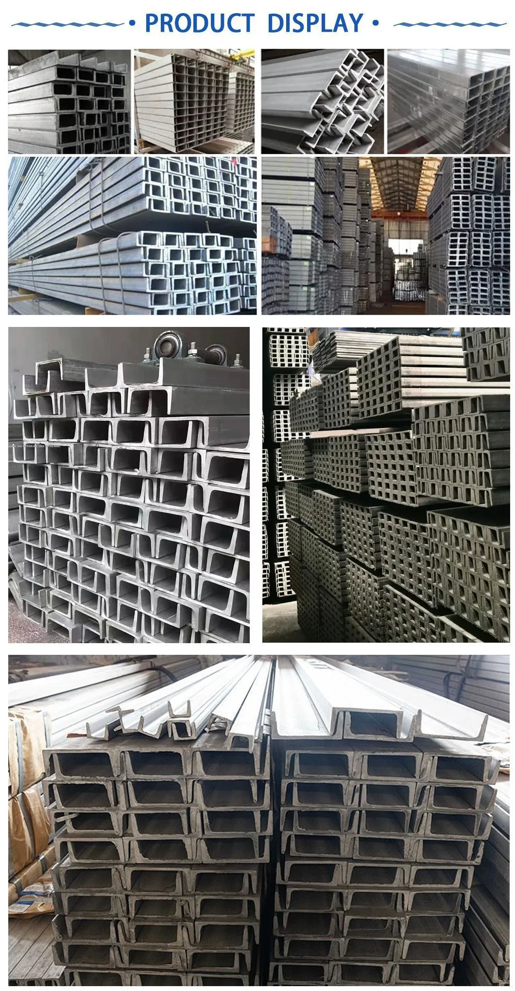 Q235B Galvanized Channel Steel Construction Machinery Equipment Curtain Wall Thick Wall Special